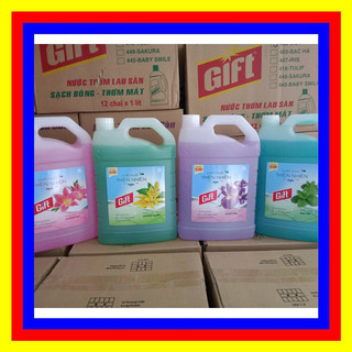Nước lau sàn gift đậm đặc can 3.8kg
