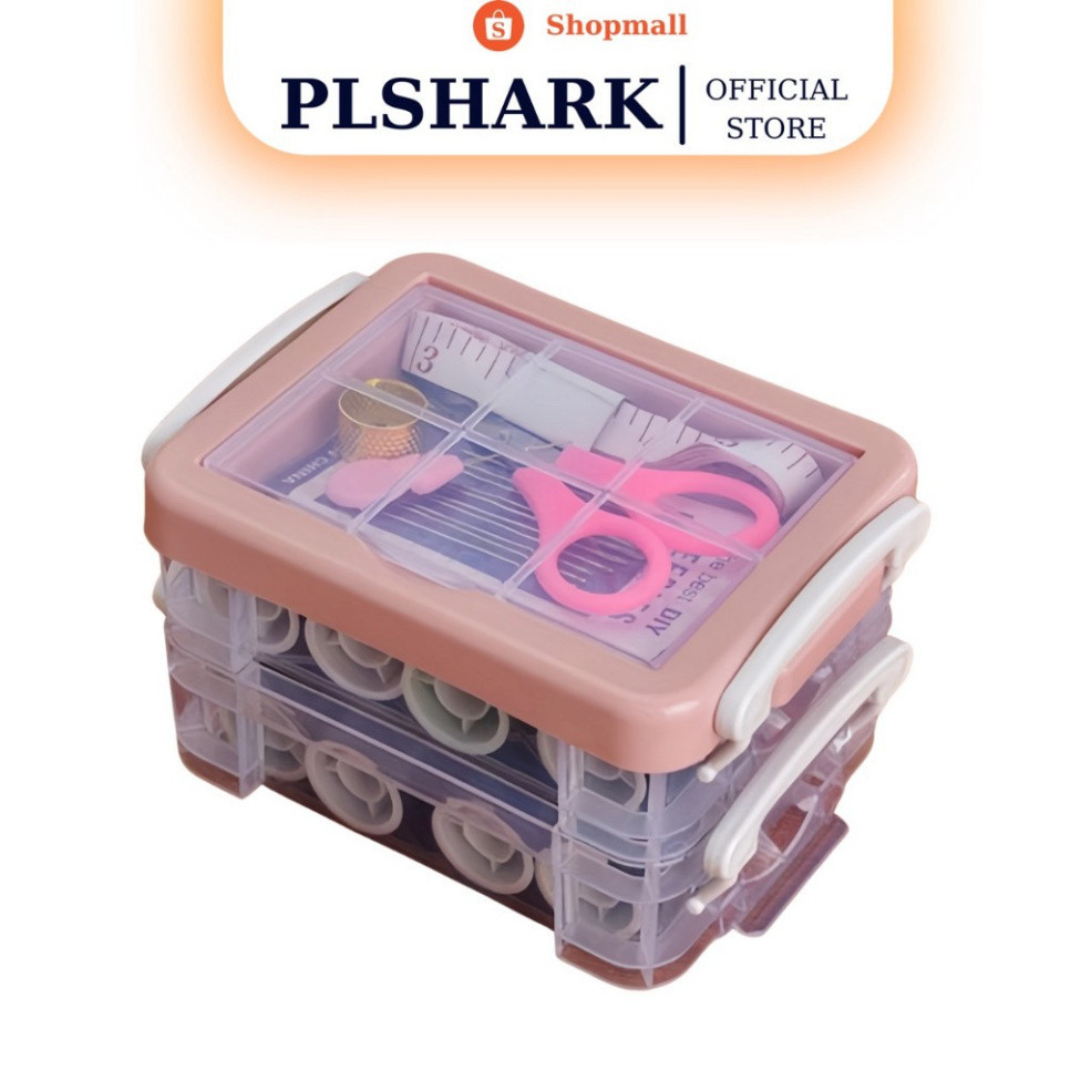Hộp Kim Chỉ May Vá Đa Năng Dùng Trong Gia Đình Tiện Lợi PLSHARK