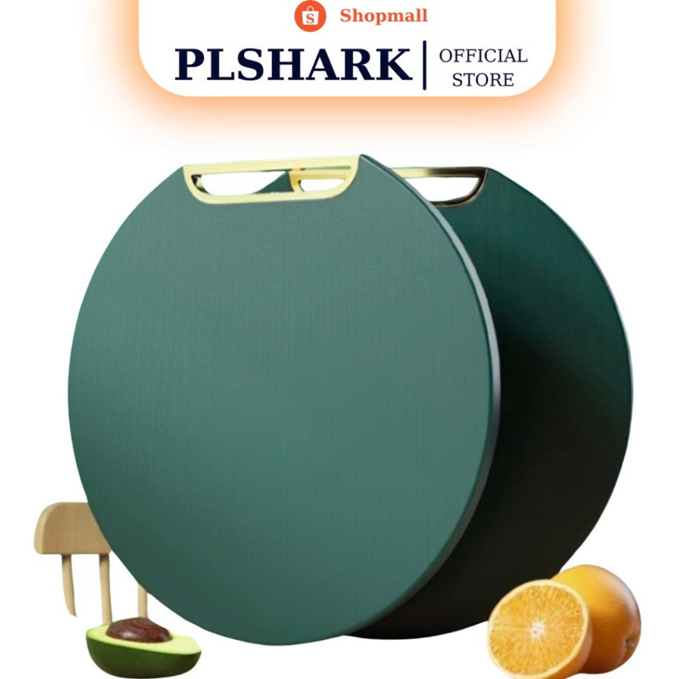 Thớt nhựa xanh Cao Cấp Kháng Khuẩn Chống Mốc Vệ Sinh Dễ Dàng PLSHARK