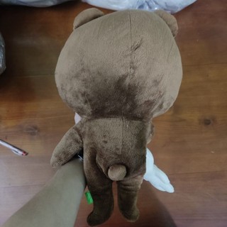 Thú bông Line - Gấu Brown ôm thỏ Cony