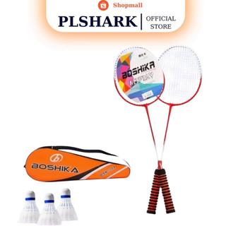 Vợt cầu lông - bộ vợt cầu lông 2 cái tặng 2 quả cầu nhựa plshark