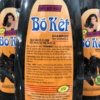 [Mới] (Hữu cơ thảo dược) Dầu gội Bồ Kết Thorakao (750ml)