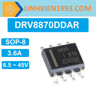 Drv8870ddar ic driver ic điều khiển động cơ 3.6a kiểu dán sop-8