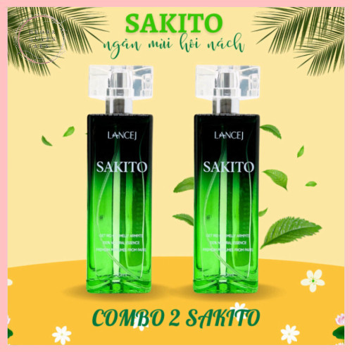 (sale sập sàn ) (săn sale ) combo 2 lọ xịt khử mùi hương nước hoa sakito