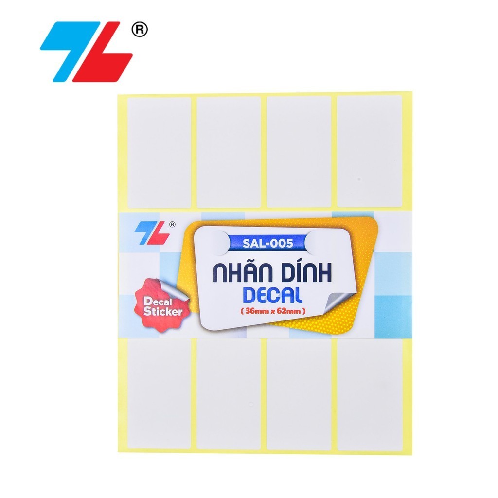 Combo 10 Nhãn dính decal SAL-005
