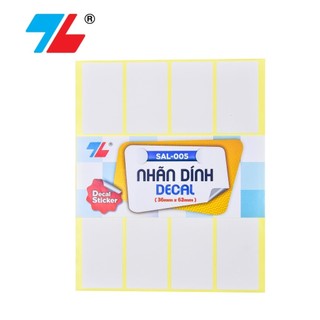 Combo 10 nhãn dính decal sal-005