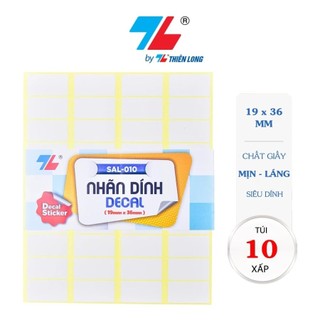 Combo 10 nhãn dính decal sal-010
