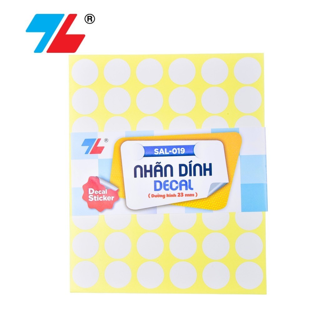 Combo 10 Nhãn dính decal SAL-019