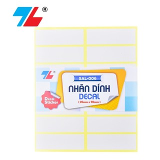 Combo 10 nhãn dính decal sal-006