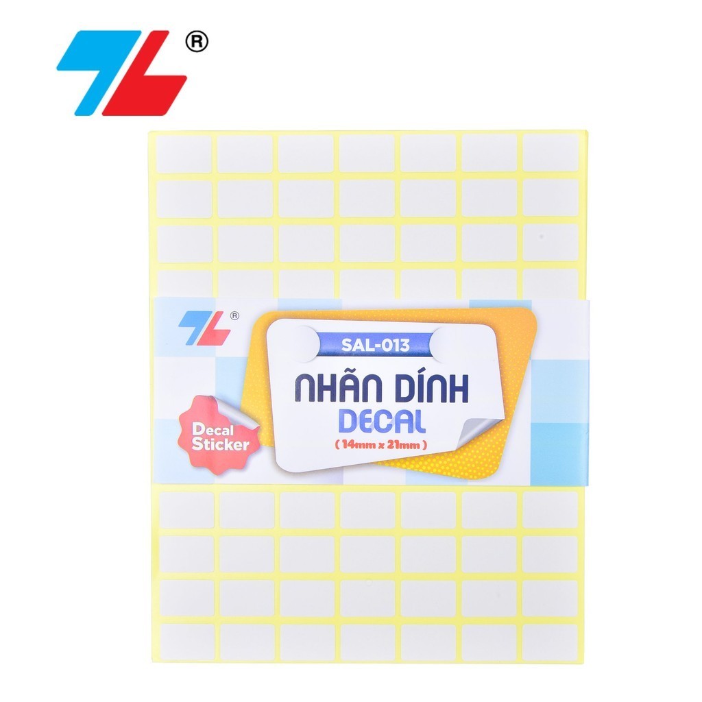 Combo 10 Nhãn dính decal SAL-013