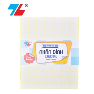 Combo 10 nhãn dính decal sal-013