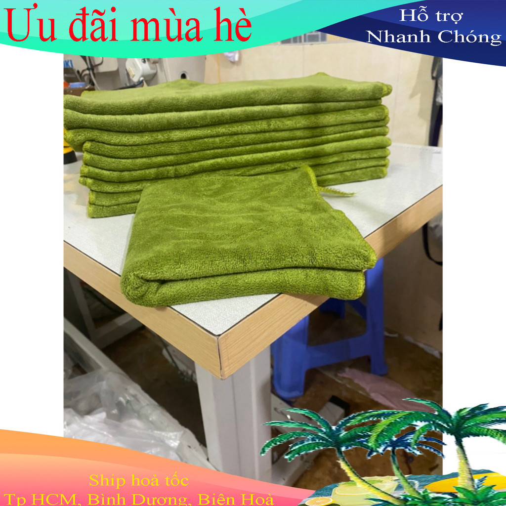 [Kt 50*100cm] Khăn tắm, Khăn choàng spa LOẠI I. Siêu Thấm Hút Nước, Siêu Mềm Mượt, Không Xù Lông , Giặt mau khô.