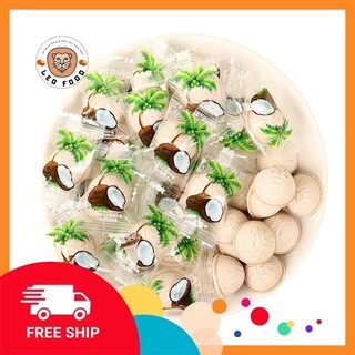 Kẹo dừa giòn sakura nhật gói 200gr - ăn vặt leofood