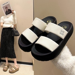 Dép xỏ ngón bằng da Dép đế dày dành cho nữ