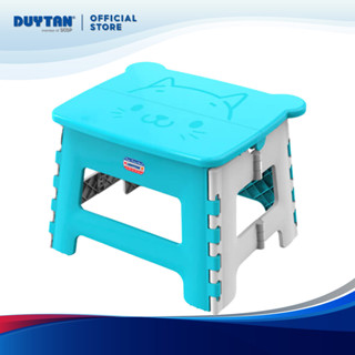 Ghế xếp mèo DUY TÂN nhựa PP, ghế nhựa ngồi thấp, có thể gấp gọn