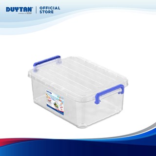 Thùng chữ nhật 15 duy tân nhựa pp, màu trắng trong, đựng dồ đa năng