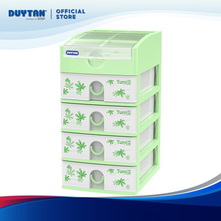 Tủ tomi a4 5 ngăn duy tân nhựa pp/abs, tủ văn phòng mini để bàn tiện lợi
