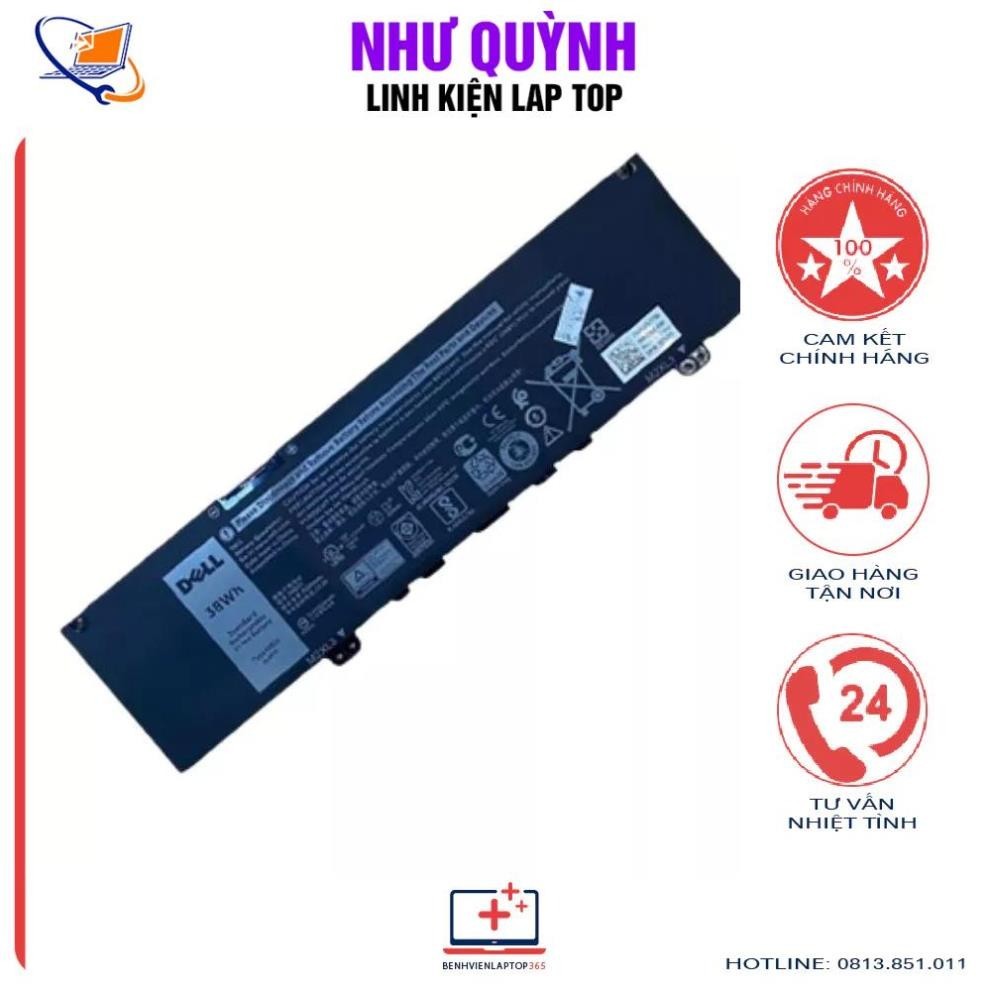 Pin Zin Laptop Dell Inspiron 13 7370 7380 7386 5370 7373 F62G0 F62GO RPJC3 0RPJC3 39DY5 039DY5 New 1