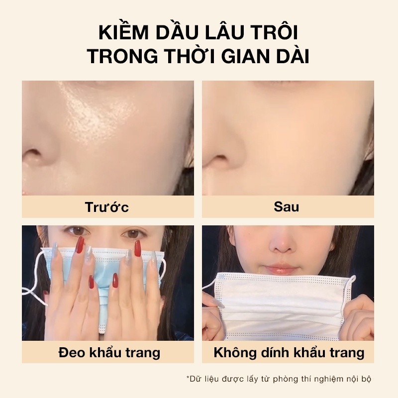 Phấn phủ kiềm dầu PERFECT DIARY chống thấm nước kiểm soát dầu lên đến 12h với 3 màu tùy chọn 7g | BigBuy360 - bigbuy360.vn