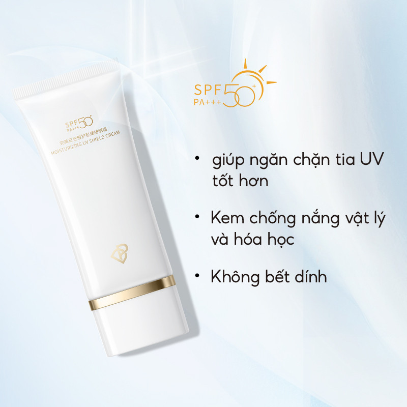 Kem chống nắng dưỡng da PERFECT DIARY SPF50+ bảo vệ khỏi tia UV PA+++ dưỡng ẩm dung tích 60ml