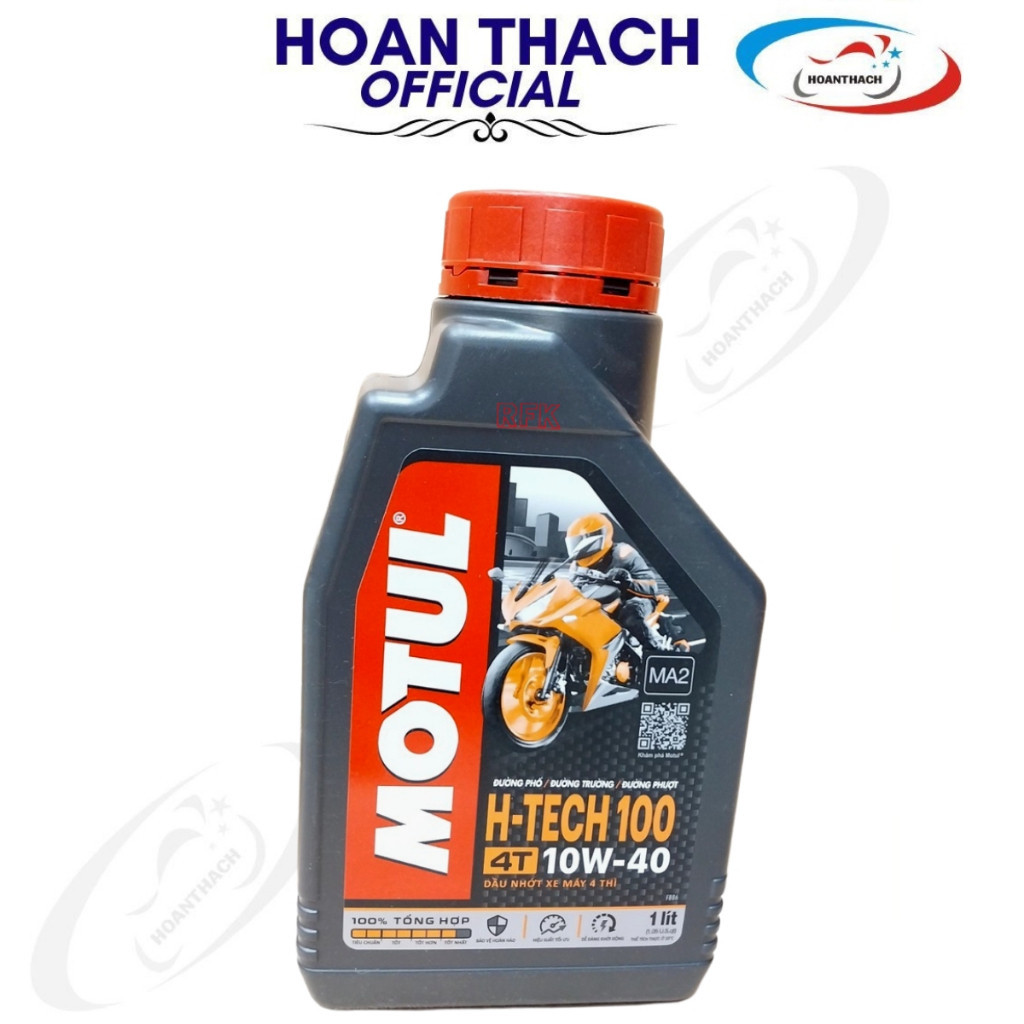 Nhớt Motul H-Tech 100 4T 10W40 1lít dùng cho xe số HOANTHACH trumsidothien