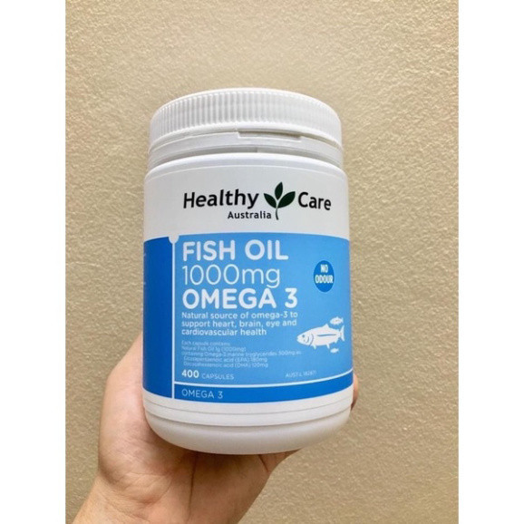 DẦU CÁ OMEGA 3 - HEALTHY CARE ÚC - Hàng chính hãng
