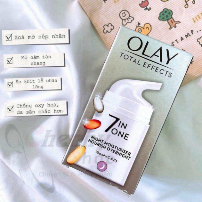 Kem dưỡng Olay 7 in 1 bản uk ban ngày và ban đêm cao cấp QG67 | BigBuy360 - bigbuy360.vn