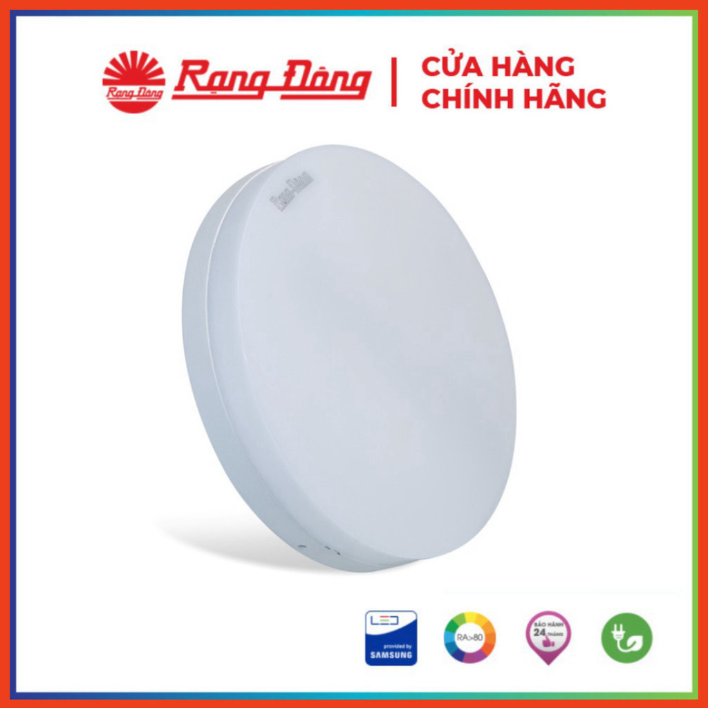 Đèn LED Ốp trần Tròn 12W thay đổi màu sắc Rạng Đông, tiết kiệm điện, siêu sáng, Model: LN12 ĐM 170/1