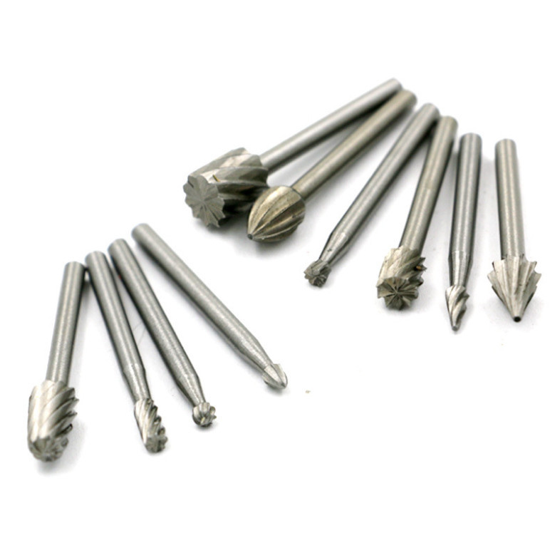 Bộ 10 mũi mài khắc gỗ lũa cốt 3mm