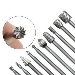 Bộ 10 mũi mài khắc gỗ lũa cốt 3mm