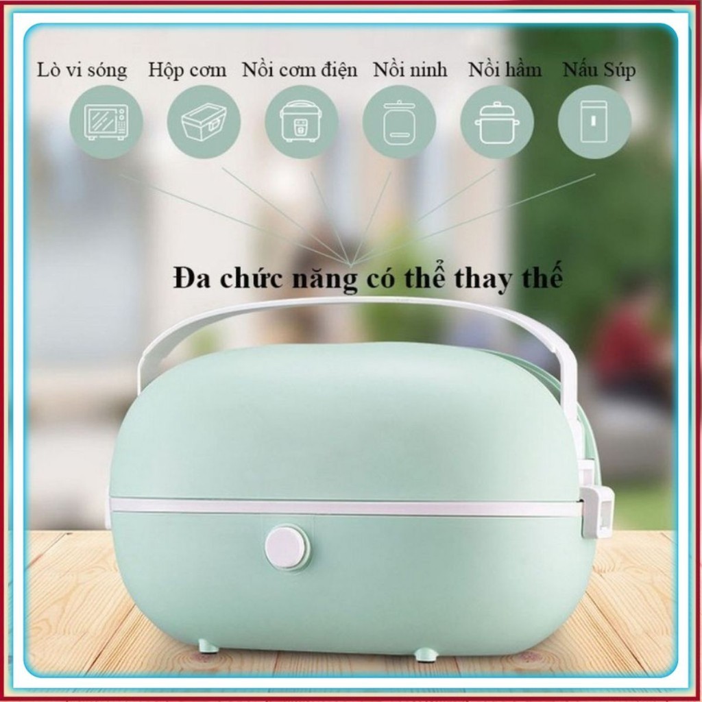 Hộp Cơm Điện Thông Minh Stream KARODO®️ Nấu Và Hâm Nóng Thức Ăn Hanrui VN Muse Line Elegant Look