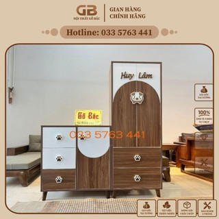 Tủ Quần Áo Chất Liệu Gỗ MDF Phủ Melamine Cao Cấp, Màu Sắc Phong Phú, Hài Hòa, Kích Thước 120x60cm