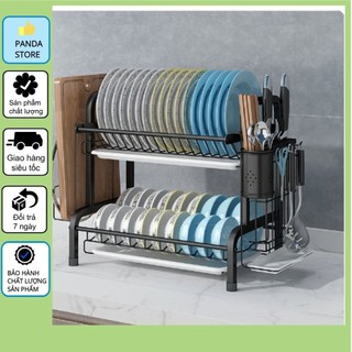 Giá kệ để và sắp xếp chén bát đĩa gia đình gọn gàng, tiết kiệm không gian nhà bếp
