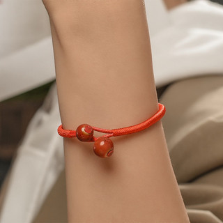 🍒🍒cherrykoko vòng tay gốm chỉ đỏ phối gốm may mắn