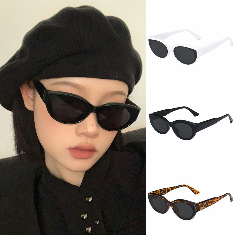 💞Cherry💞 Thời trang kính mát gọng mắt mèo phong cách retro cho nữ
