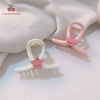 💞Cherry💞 Kẹp Tóc Cá Mập Phong Cách Mới Mùa Hè Đơn Giản Cao Cấp