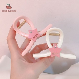 💞Cherry💞 Kẹp Tóc Cá Mập Phong Cách Mới Mùa Hè Đơn Giản Cao Cấp
