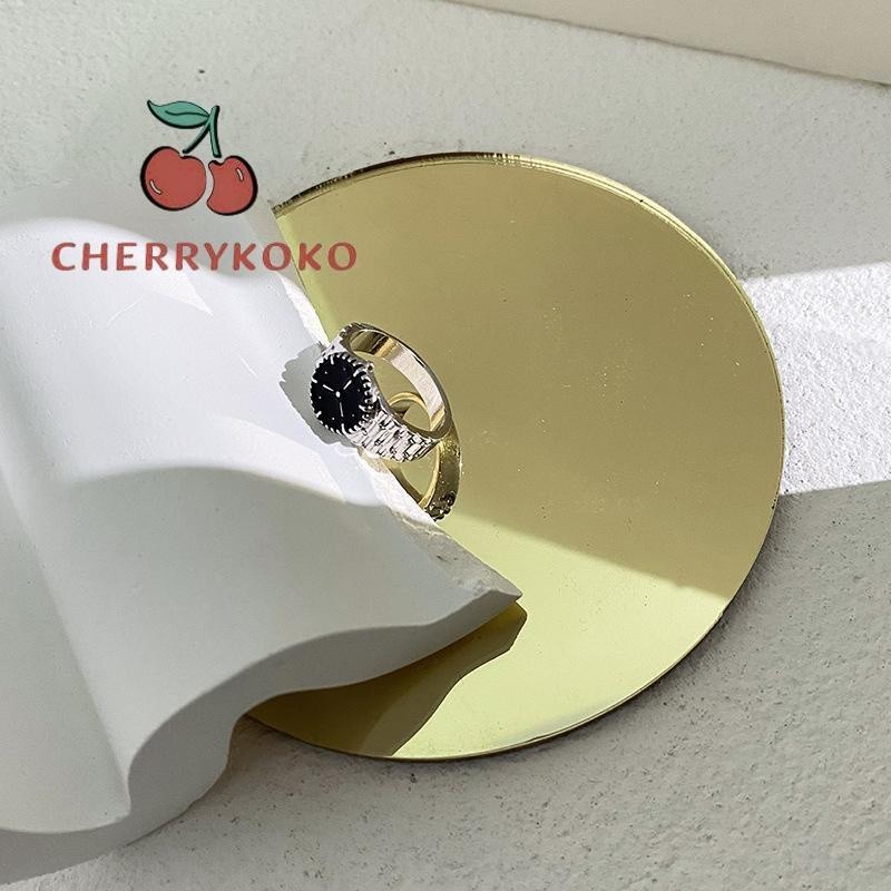 🍒🍒CHERRYKOKO Nhẫn Mạ Bạc Hình Đồng Hồ Độc Đáo
