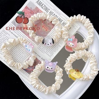 🍒🍒CHERRYKOKO Dây buộc tóc Sanrio chun buộc tóc Kuromi Dây cột tóc Scrunchies vòng đeo tay hoạt hình đáng yêu