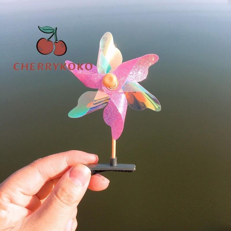 🍒🍒CHERRYKOKO Kẹp Tóc Hình Cối Xay Gió Dễ Thương Dành Cho Bé Có Thể Xoay Vòng