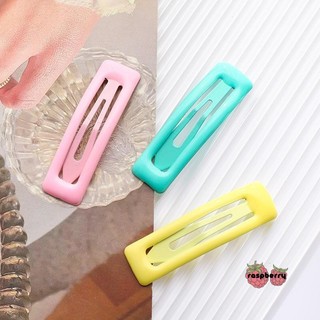 🍓Raspberry🍓 Kẹp tóc vuông trơn đủ màu