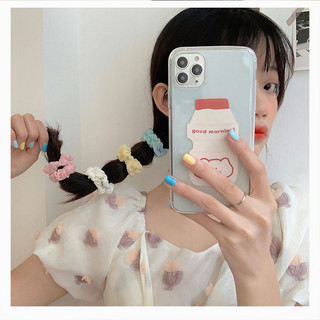 🍓Raspberry🍓 Dây Cột Tóc Vải Co Giãn Dễ Thương Dành Cho Nữ