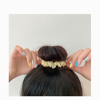 🍓Raspberry🍓 Dây Cột Tóc Vải Co Giãn Dễ Thương Dành Cho Nữ