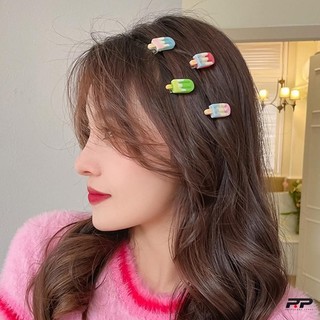 🍓raspberry🍓 kẹp tóc hình cây kem dễ thương cho nữ