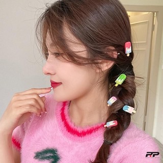 🍓Raspberry🍓 Kẹp TóC HìNh Cây Kem Dễ Thương Cho Nữ