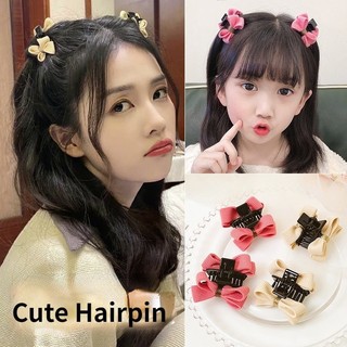🍓raspberry🍓 1 kẹp tóc đính nơ nhiều màu sắc cho nữ