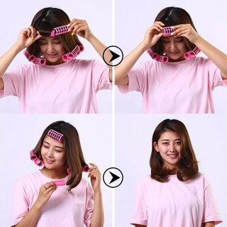 🍓Raspberry🍓 Lô Uốn Tóc Xoăn, Ống Cuốn Tóc
