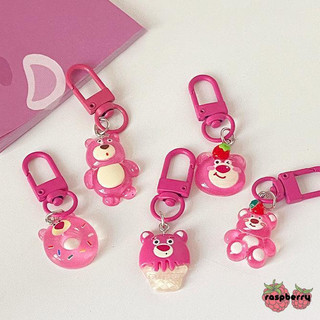 🍓Raspberry🍓 Móc Khóa Hình Gấu Dâu Tây Dễ Thương Mới