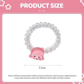 🍓Raspberry🍓 Dây Cột Tóc Co Giãn Hình Hello Kitty / Ếch Dễ Thương Cho Nữ