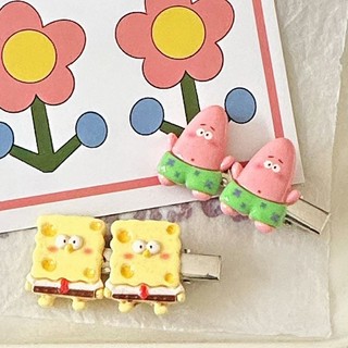 🍓Raspberry🍓 Dễ Thương Kẹp Tóc Hình spongebob Xinh Xắn Cho Nữ